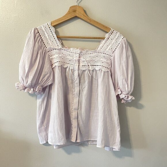 Industry Tops - NWT Industry Republic Cotton Fairy Cottagecore Lavender Top Sz XS